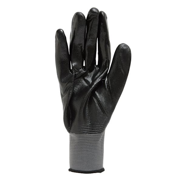 Stanley Nitrilgreppade skyddshandskar En storlek Grå Grey One Size