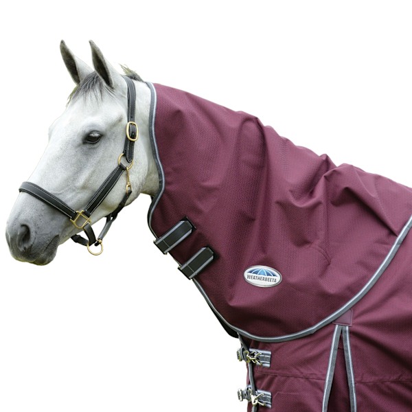 Weatherbeeta Comfitec Plus Dynamic II Standard-Neck Lite 100g H Maroon/Grey/White Small Pony