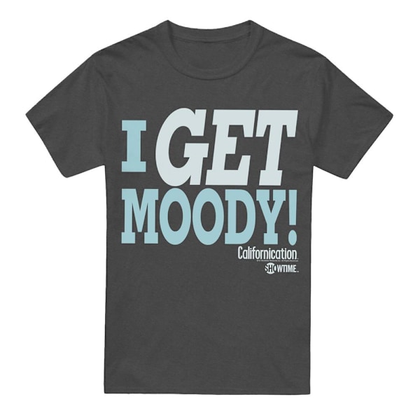 Californication Unisex Vuxen I Get Moody T-Shirt S Kolgrå Charcoal S