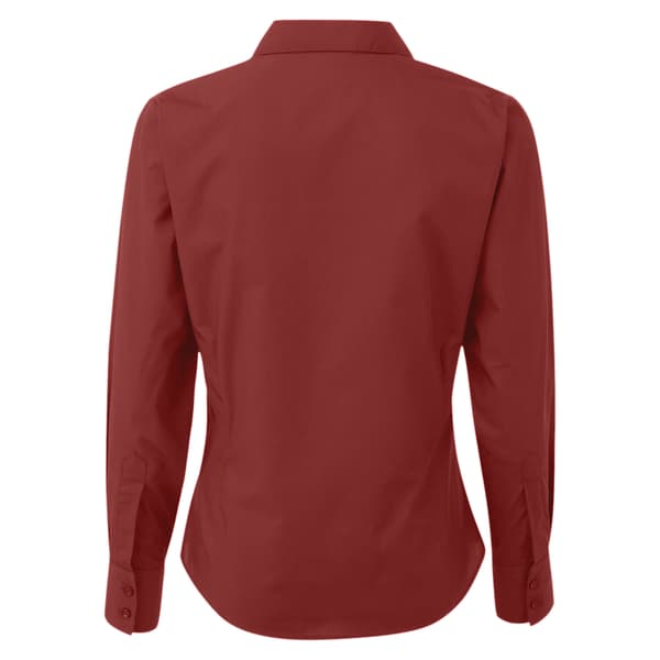 Premier Dam/Dam Poplin Långärmad Blus 12 Smaragd Emerald 12