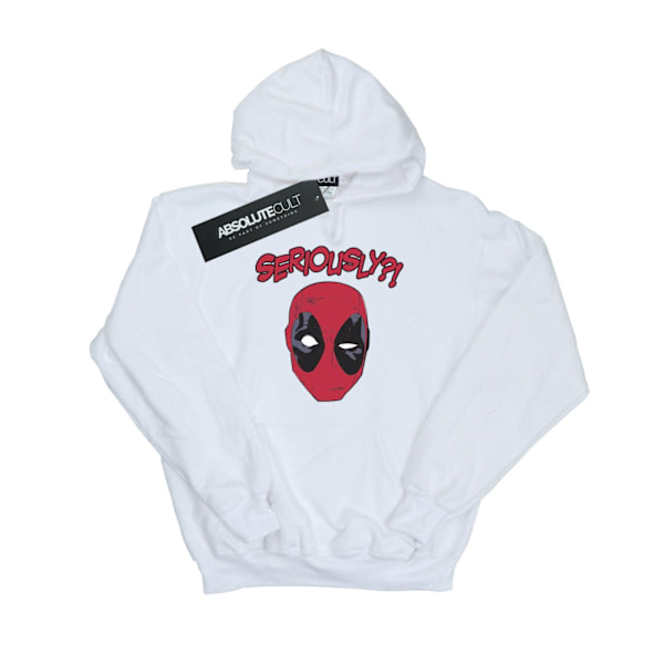 Marvel Womens/Ladies Deadpool Seriously Hoodie XL Vit White XL