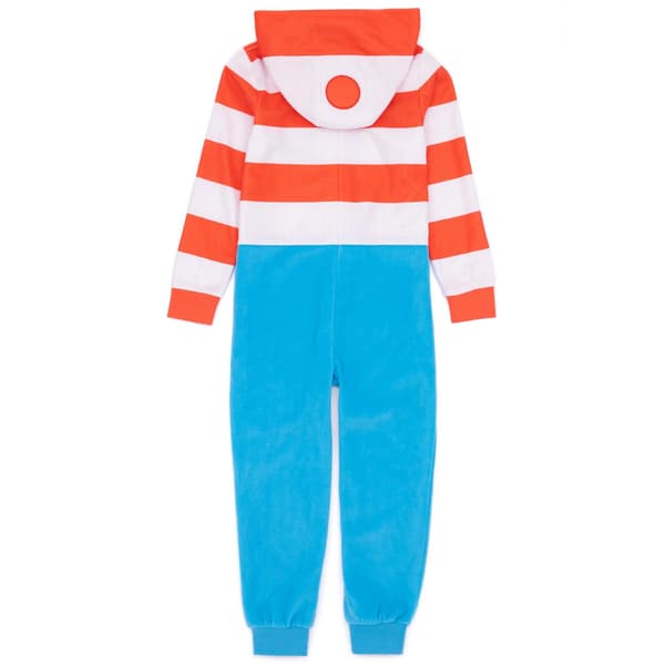 Var är Wally? Barn/Barn Kostym Pyjamas 9-10 År Blå/ Blue/Red 9-10 Years