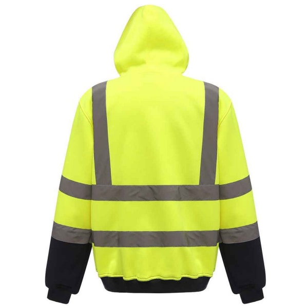 Yoko Herr Hi-Vis Hoodie 3XL Gul/Navy Yellow/Navy 3XL