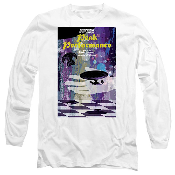 Star Trek Unisex Vuxen The Next Generation Säsong 2 Avsnitt 21 White XXL
