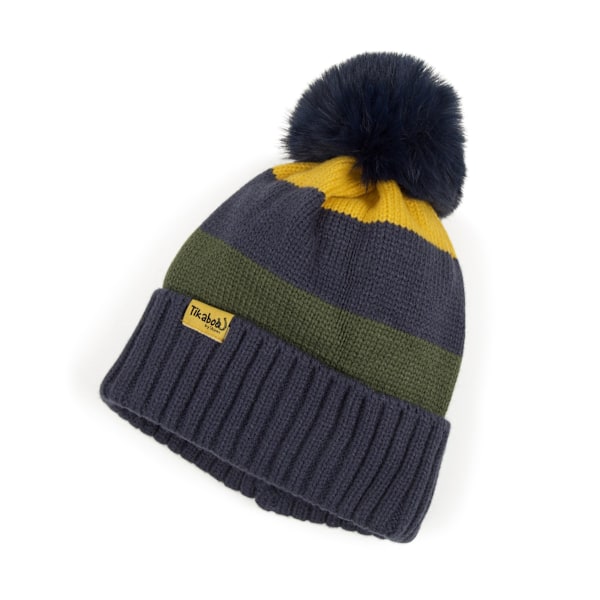 Tikaboo Barn/Barn Stripe Bobble Beanie 2-4 År Midnatt Midnight 2-4 Years