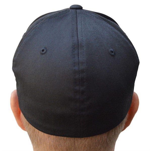 Yupoong Flexfit Fitted Baseball Cap LXL Svart Black LXL