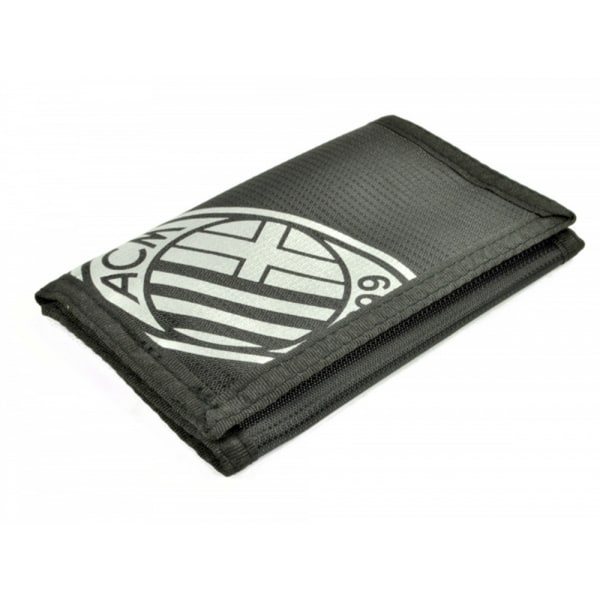AC Milan Official Football Tri-Fold Wallet One Size Svart/Vit Black/White One Size