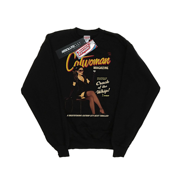 DC Comics Boys Catwoman Bombshell Cover Sweatshirt 12-13 år Black 12-13 Years