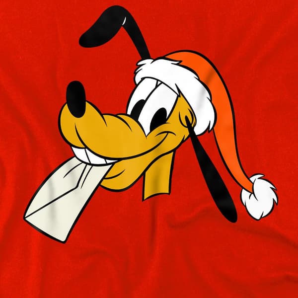 Disney Barn/Barn Pluto Tomteluva Jul Tröja 5-6 Red 5-6 Years
