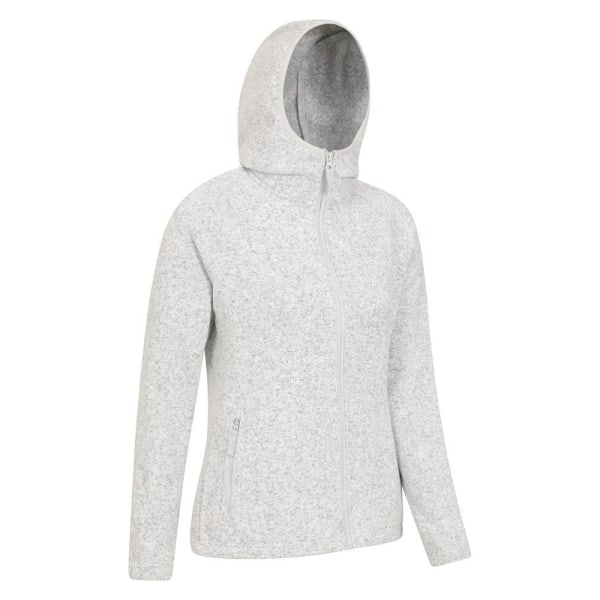 Mountain Warehouse Dam/Dam Nevis Hoodie med dragkedja 14 UK Gr Grey 14 UK