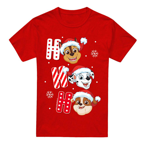Paw Patrol Unisex Vuxen Tomteluva Jul T-Shirt M Röd Red M