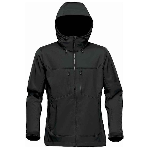 Stormtech Womens/Ladies Epsilon 2 Hooded Soft Shell Jacket XXL Black/Graphite Grey XXL