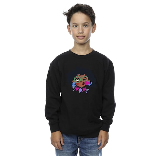 Disney Boys Encanto Mirabel Kiss Sweatshirt 9-11 år Svart Black 9-11 Years