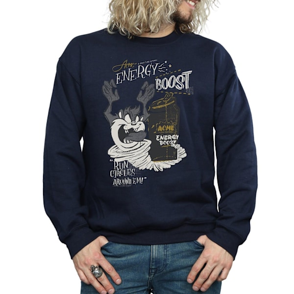 Looney Tunes Herr Taz Energy Boost Sweatshirt 3XL Marinblå Navy Blue 3XL