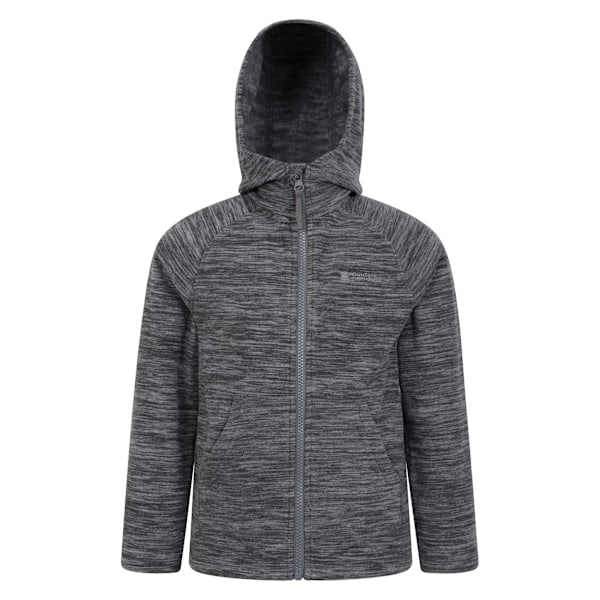 Mountain Warehouse Barn/Barn Snowdonia II Hoodie med Hel Dragkedja Alloy Grey 7-8 Years