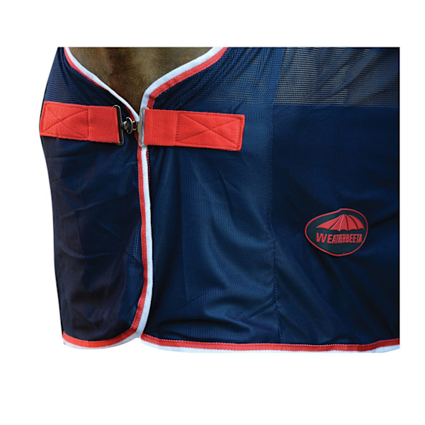 Weatherbeeta Scrim Cooler Standard Neck Rug 4 ft 3 Navy/Röd/Vit Navy/Red/White 4 ft 3