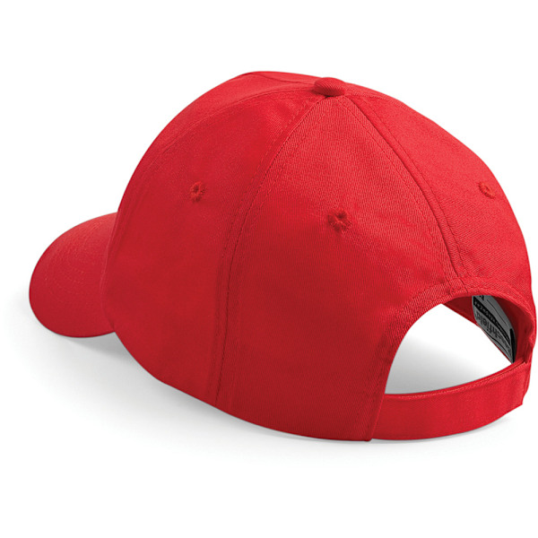 Beechfield Unisex Original 5-Panel Baseballkeps i enfärgad design, One Size Bright Red One Size