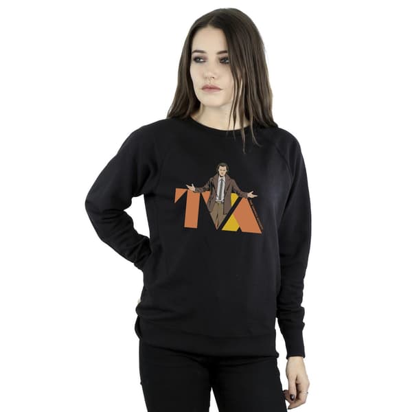 Marvel Dam/Damer Loki TVA Pose Sweatshirt 3XL Svart Black 3XL