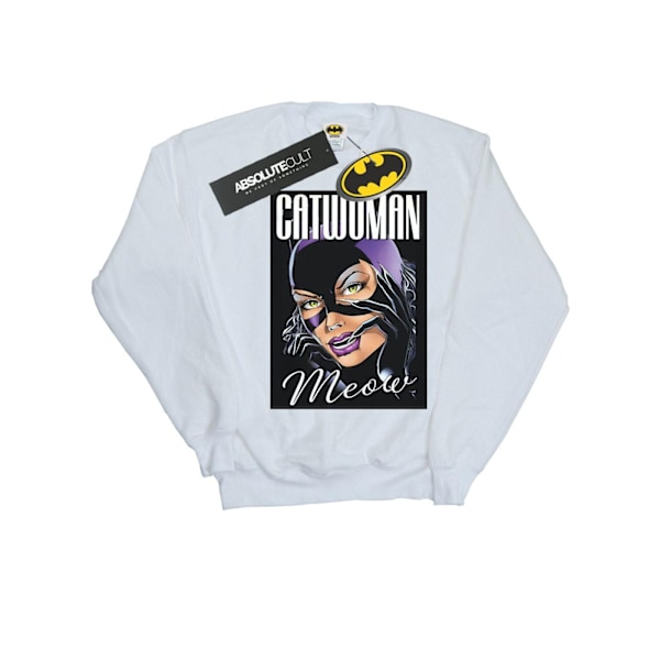 DC Comics Herr Batman Catwoman Feline Fatale Sweatshirt S Vit White S