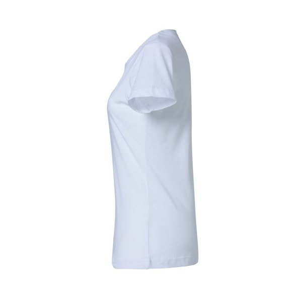 Clique T-shirt för kvinnor/damer, enfärgad, XS, vit White XS