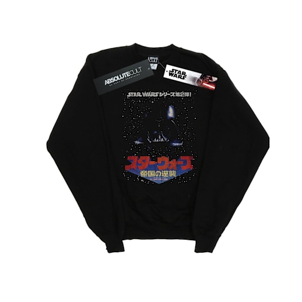 Star Wars Kanji Galaxy Sweatshirt för män 4XL Svart Black 4XL