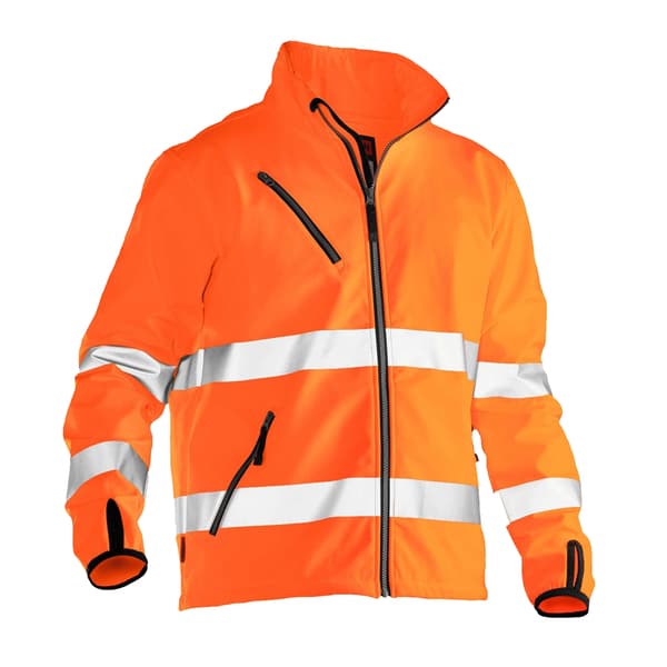 Jobman Hi-Vis Soft Shell-jacka för män S Orange Orange S