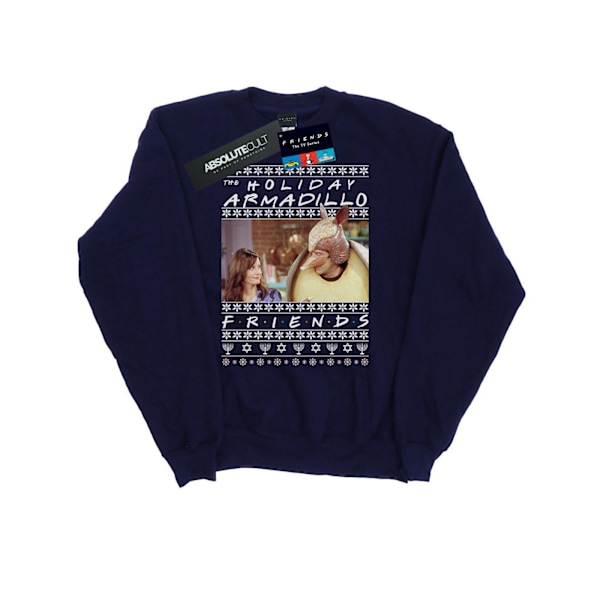 Friends Herr Fair Isle Holiday Armadillo Sweatshirt S Marinblå Navy Blue S