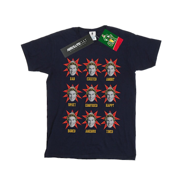 Elf Boys Buddy Moods T-Shirt 7-8 år Marinblå Navy Blue 7-8 Years