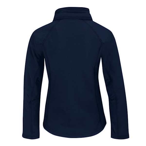 B&C Dam Premium Softshelljacka med huva (vindtät, vattentät och andningsbar) Navy Blue S