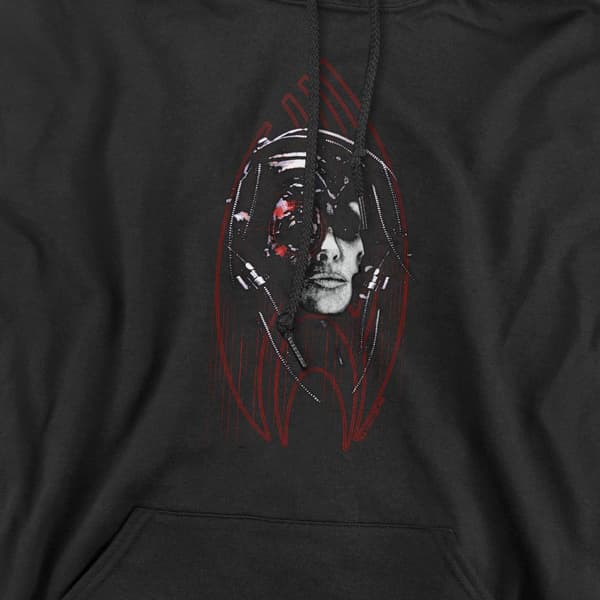 Star Trek Herr Borg Construct Hoodie L Svart Black L