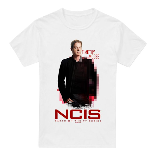 NCIS Herr Probie T-Shirt 4XL Vit White 4XL