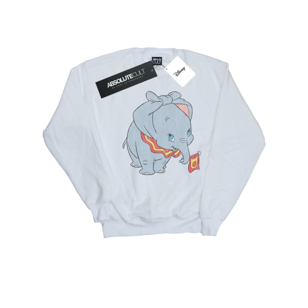 Disney Herr Dumbo klassisk tröja med knutna öron L Vit White L