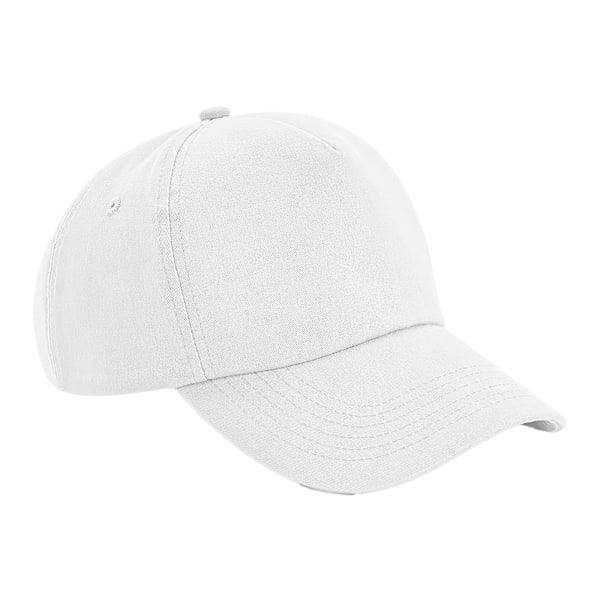 Beechfield Authentic 5-Panel Cap One Size Vit White One Size