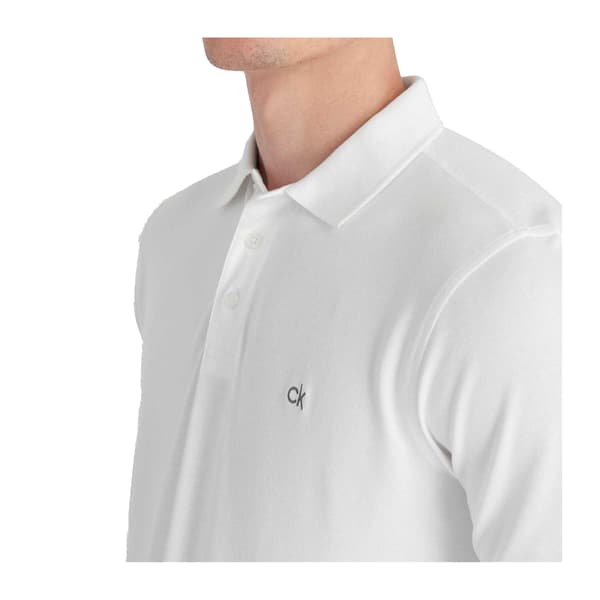 Calvin Klein Herr Golf Pikétröja M Vit White M