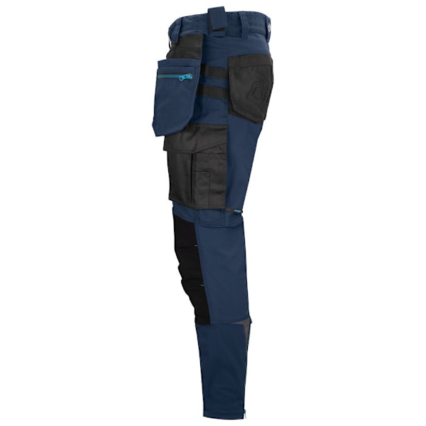 Projob herr stretchbyxor 34S marinblå Navy 34S