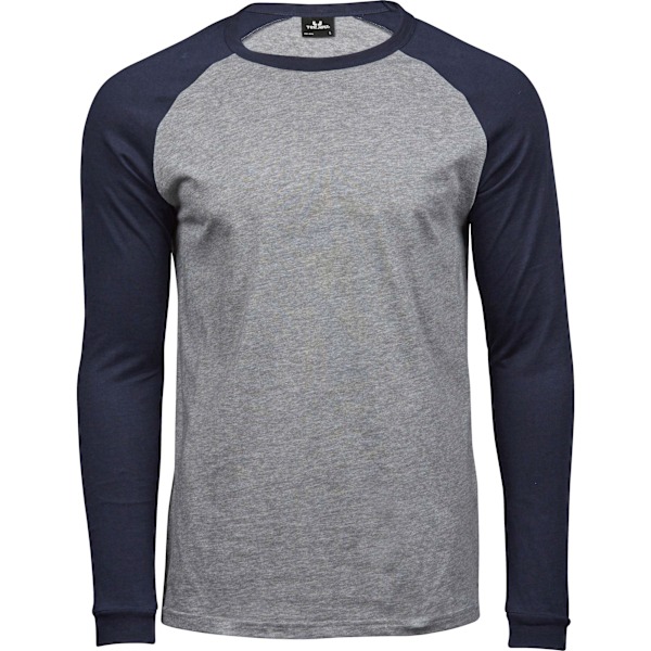Tee Jay Herr T-shirt i Heather Baseball 3XL Grå Grey 3XL