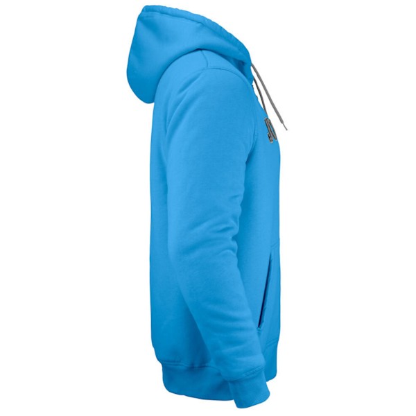 Jobman Herr Vintage Fodrad Full Zip Hoodie XL Ocean Blue/Dark Gr Ocean Blue/Dark Grey XL