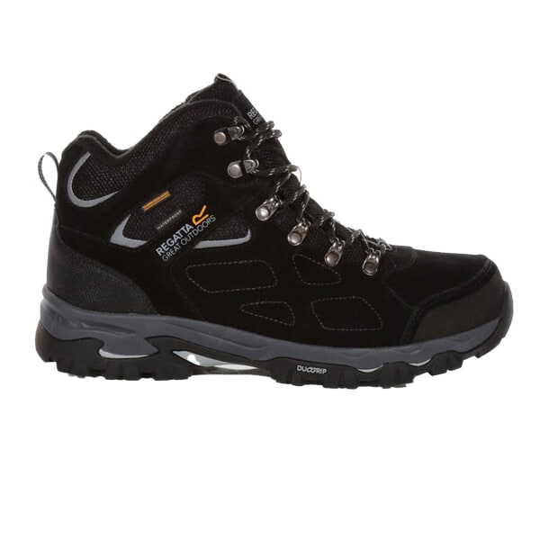 Regatta Mens Tebay Thermo Waterproof Walking Boots i mocka 7 UK B Black/Light Grey 7 UK
