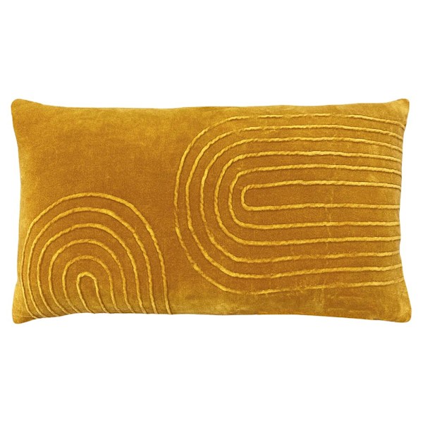 Furn Mangata Velvet Rektangulärt Kuddfodral One Size Ockra Gul Ochre Yellow One Size