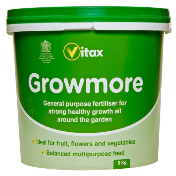 Vitax Growmore Allmänt gödselmedel 10 kg kan variera May Vary 10kg