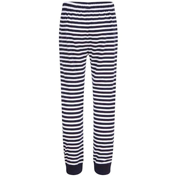 SF Minni Barn/Barn Lounge Byxor 7-8 År Marinblå/Vit Rand Navy/White Stripe 7-8 Years