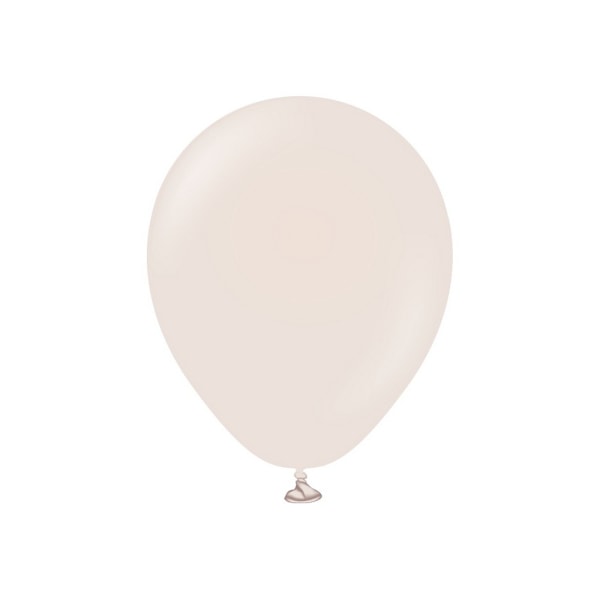 Kalisan Latex Retro Ballonger (Förpackning om 100) En Storlek Vit Sand White Sand One Size