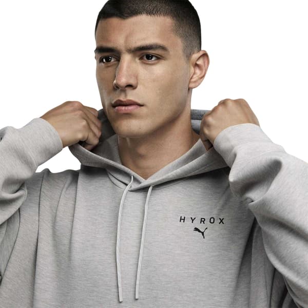 Puma Herr Hyrox Pullover Hoodie S Gråmelerad Grey Heather S