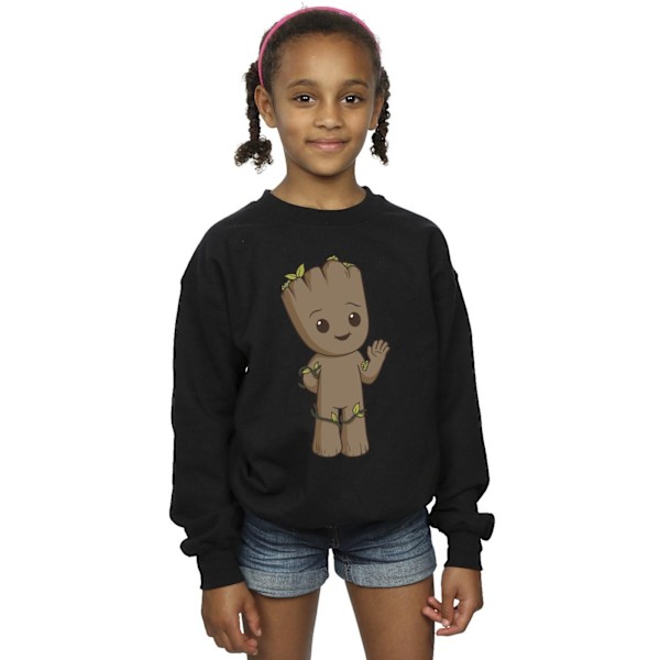 Marvel Girls I Am Groot Söt Groot Sweatshirt 12-13 År Svart Black 12-13 Years