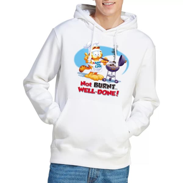 Garfield Herr Well Done Hoodie L Vit White L
