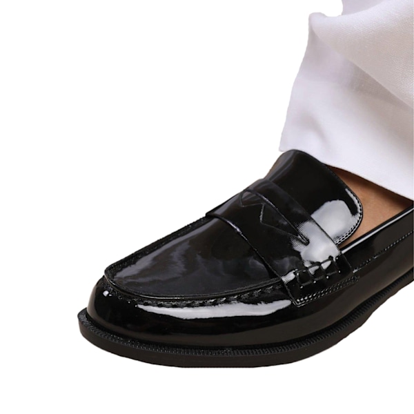 Where's That From Dam/Damer Houston Lackläder Slip-on Black 4 UK Wide