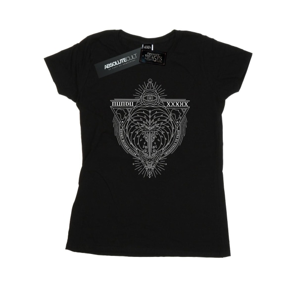 Fantastic Beasts Womens/Ladies Wizard Killer Icon Cotton T-Shir Black M