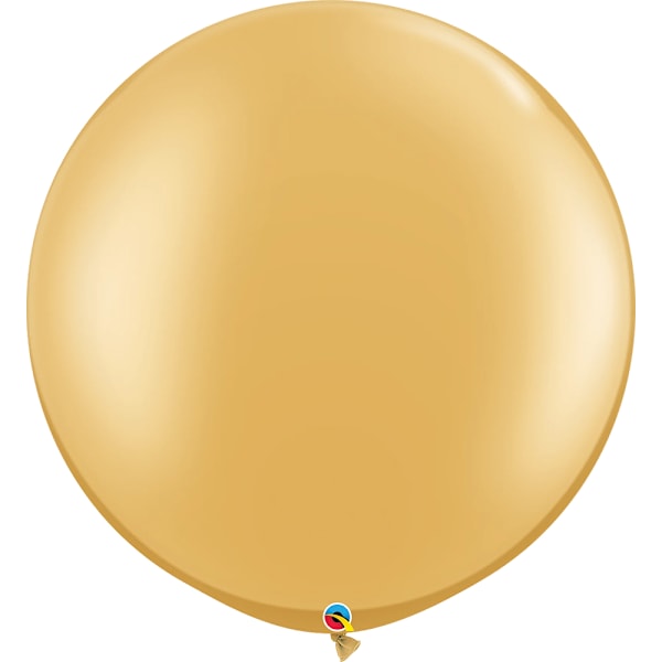 Latex Metallic Anniversary Balloons One Size Guld Gold One Size