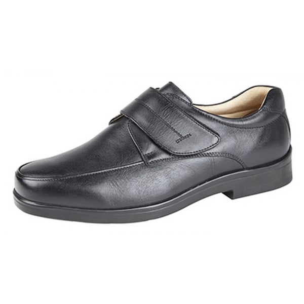 Roamers Herr Touch Fastening Mudguard Casual Shoes 13 UK Black Black 13 UK