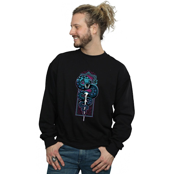 Harry Potter Neon Nagini Sweatshirt för män, M, svart Black M